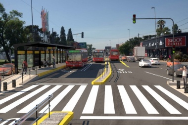 Comenzaron las obras del metrobus en Florencio Varela
