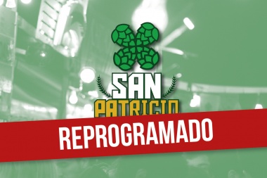Ante la probabilidad de lluvias, se reprogramó la fiesta de “San Patricio”