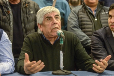 Moyano: "Vamos a apoyar al candidato que sea para terminar con el desastre que está haciendo Macri"