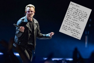 Bono le envió una carta a los familiares de Santiago Maldonado