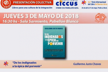 Guillermo Chaves presenta su nuevo libro en la Feria Internacional del Libro