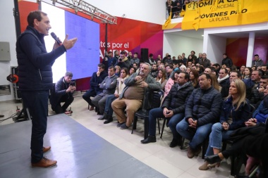 Garro inauguró la sede central de “Juntos por el Cambio” en La Plata