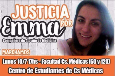 Marcharán mañana para pedir justicia para la estudiante de Medicina