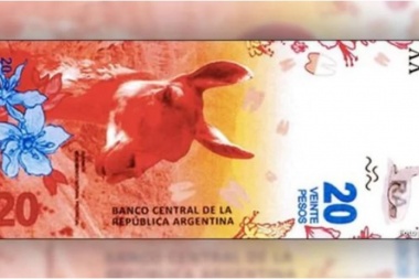Los billetes de 20 pesos llevarán un guanaco en vez de la cara de Rosas