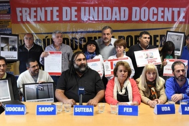 Los docentes piden ser llamados a paritarias de forma urgente
