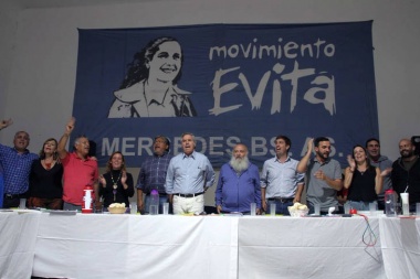 El Movimiento Evita brindó su “apoyo unánime” a la candidatura de Solá