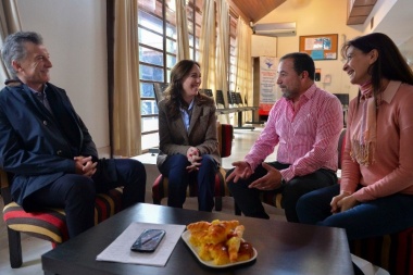 Macri junto a Vidal visitó un centro de adicciones en La Plata