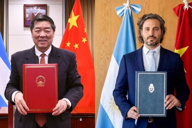 Santiago Cafiero habló de "un nuevo hito" en la relación bilateral con China