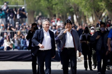 Fernández, en la despedida a Evo Morales: "No queremos países para uno, sino países para todos"