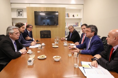 Alberto Fernández se reunió con el presidente del BID