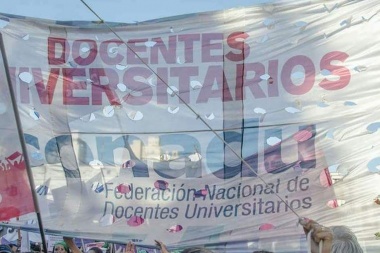 Docentes universitarios iniciaron un paro de 48 horas en todo el país