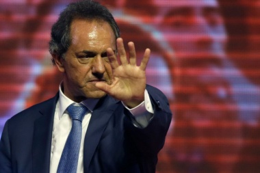 Reapareció Scioli y dice que quiere ser presidente