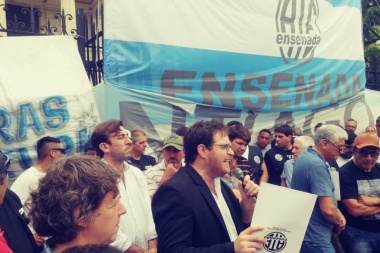 Guillermo Kane: "Repudiamos el recorte presupuestario al Astillero Río Santiago"