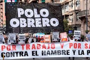 Unidad Piquetera marcha a Trabajo para pedir un salario mínimo de 110.000 pesos