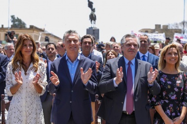 Macri y Alberto Fernández participaron de la misa en Luján por la "unidad" y la "paz"