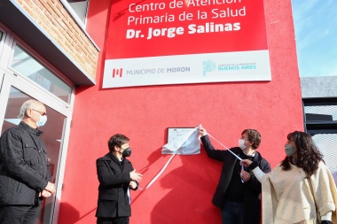 Kicillof inauguró un centro de atención primaria en Morón