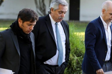 Alberto Fernandéz se reúne con Kicillof y Rodríguez Larreta