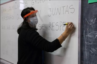 Más del 87% de los y las docentes rionegrinos recibieron vacunas