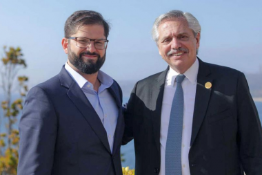 Alberto Fernández recibió a Gabriel Boric