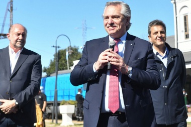 Fernández, Massa y Axel inauguran el Mercado de Lomas