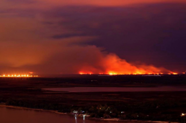 El humo de los incendios del Delta llegó al AMBA