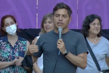 Kicillof participa de un encuentro de mujeres en Mar del Plata