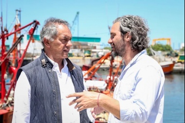 Scioli y Cafiero buscan potenciar las exportaciones de langostinos a Brasil