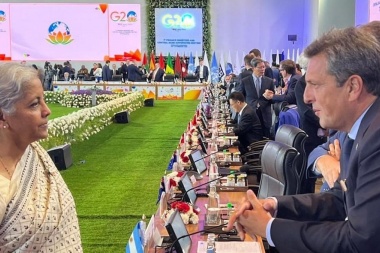 Sergio Massa se reunió con la titular del FMI en el G20