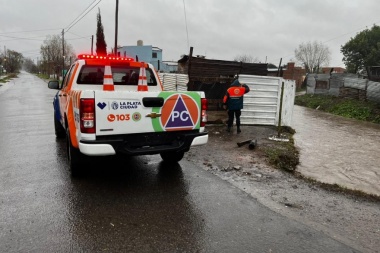 Más de 130 milímetros acumulados en La Plata