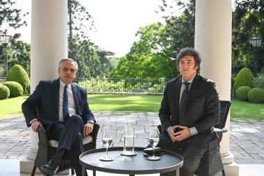 Transición: Terminó la reunión entre Alberto Fernández y Javier Milei