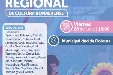 Importante Encuentro Regional de Cultura Bonaerense en Dolores