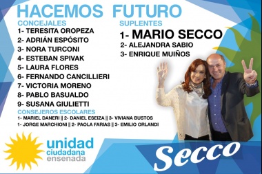 Mario Secco puso su nombre en la boleta para traccionar votos en Ensenada
