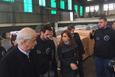 Cristina Kirchner realizó su primera actividad en campaña