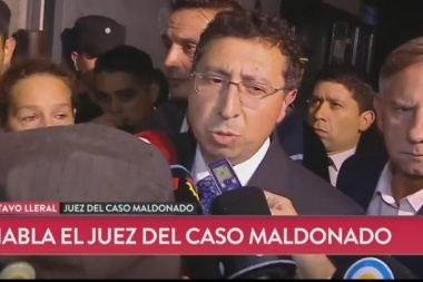 Juez Lleral: "Se pudo determinar que no hubo lesiones en el cuerpo"