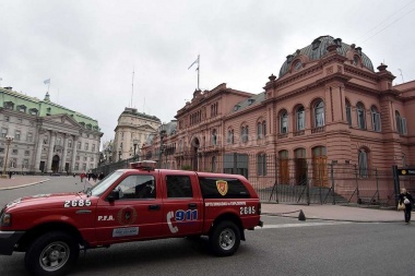 Realizaron una amenaza de bomba en la Casa Rosada