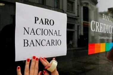 Paro total de bancos en todo el país