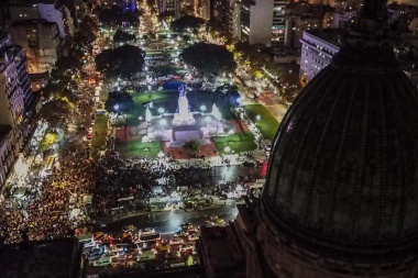 Una multitud participó de una nueva marcha por Ni una Menos