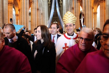 Vidal y Garro asistieron al Tedeum en La Plata