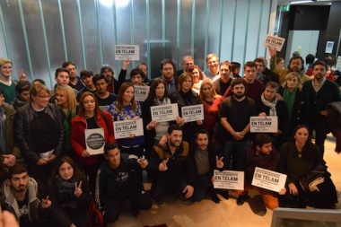 Bloques de la oposición apoyaron a los despedidos de Télam