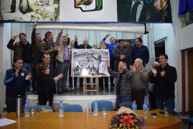 El PJ La Plata homenajeó a Saúl Ubaldini