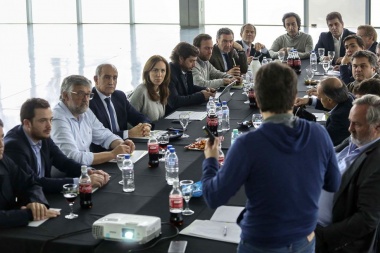 Vidal trasladó a Vicente López la reunión de su Gabinete