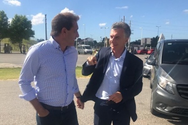 Macri realizó una visita fugaz a La Plata