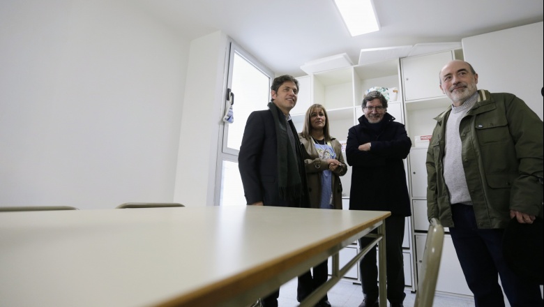 Kicillof inauguró un nuevo edificio del programa Escuelas a la Obra