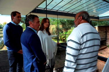 Vidal y Garro visitaron el Espacio para la Memoria “Destacamento de Arana”