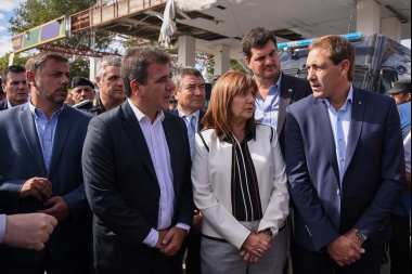 Garro, Bullrich y Ritondo recorrieron el operativo de seguridad en ‘El Mercadito’