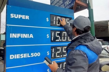 Hasta marzo, congelan el precio de las naftas y el gasoil