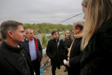 Kicillof presentó un proyecto para la construcción de 120 viviendas en Berazategui