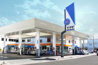 YPF aumentó 4,5% los precios de la nafta y el gasoil