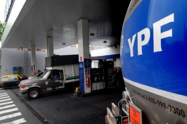 YPF aumentó el precio de los combustibles un 2,5%