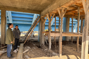 Avanza la obra del Estadio Cubierto en Dolores: un ícono para el deporte, la cultura y el turismo en la región